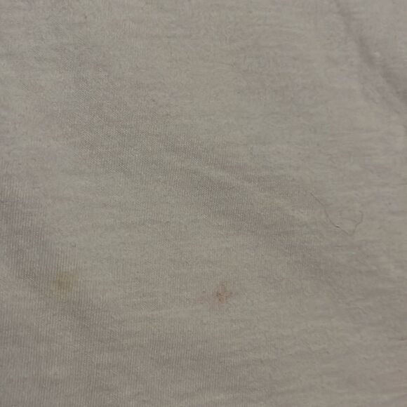 Bruce Springsteen White V-Neck Born In The USA Graphic Semi Sheer Shirt - Picture 9 of 11